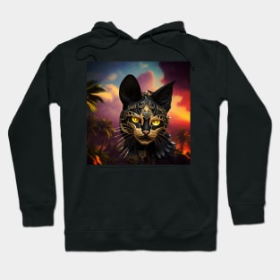 The Ancient Egyptian god of cats  Bastet Hoodie